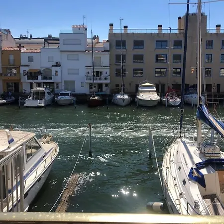 Port Ambar - Apartamento En La Marina De Empuriabrava - Balcon Con Vistas Al Canal - Playa - Wifi Exterior photo